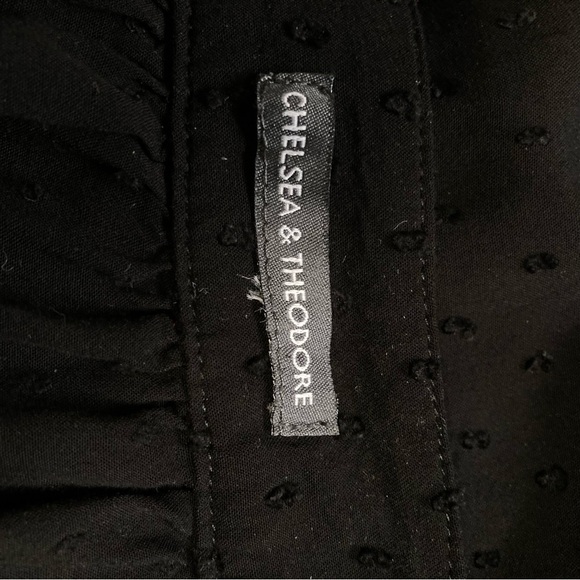 CHELSEA and THEODORE Embroidered Dots Square Neck Babydoll Top Womens XL - Picture 3 of 10